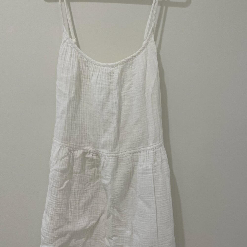 Wilfred Free Relaxed White Linen Shirt Dress – Size M